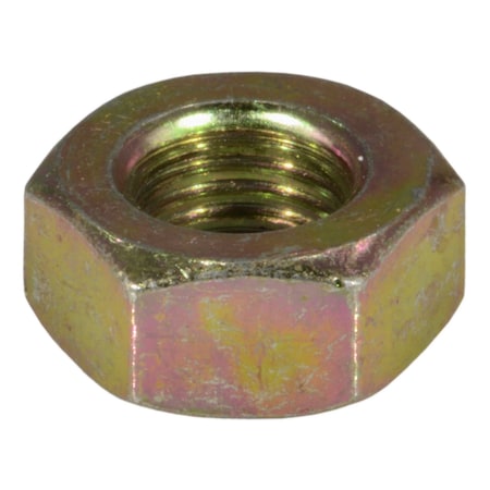 Midwest Fastener Hex Nut, M10-1.25, Steel, Class 8, Zinc Yellow, 50 PK 53658